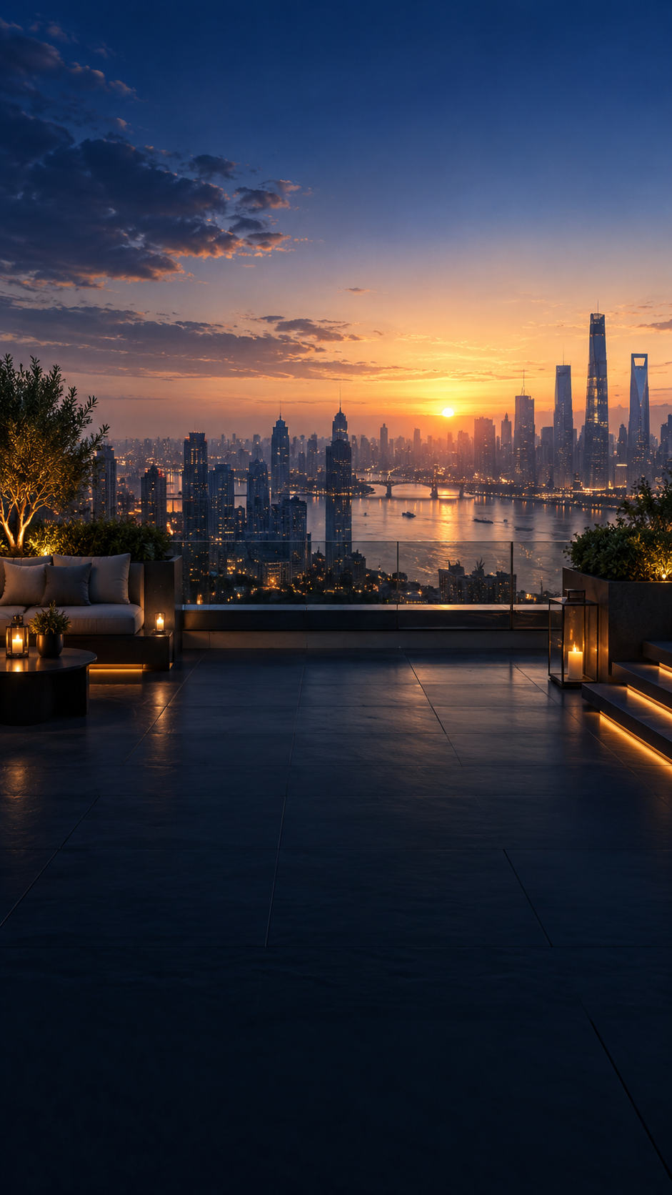 Modern sunrise